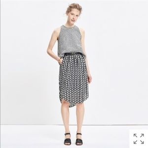 Silk Island Skirt in Bloomstamp (Madewell)
